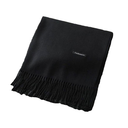 Black Cashmere Scarf