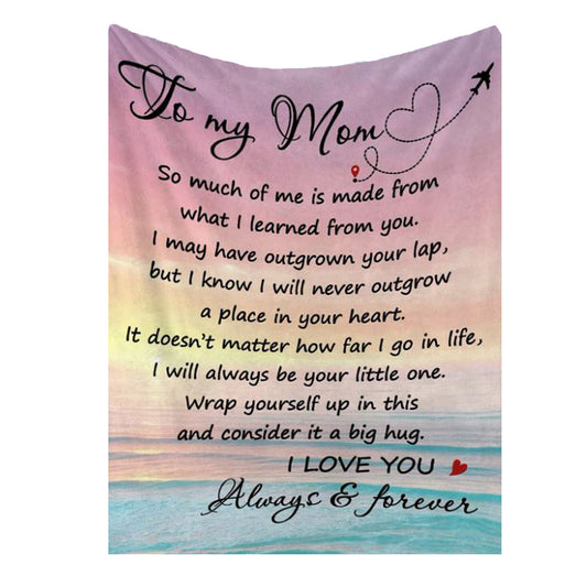 To My Mom - Large Novelty Blanket