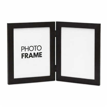 Black Double Photo Frame