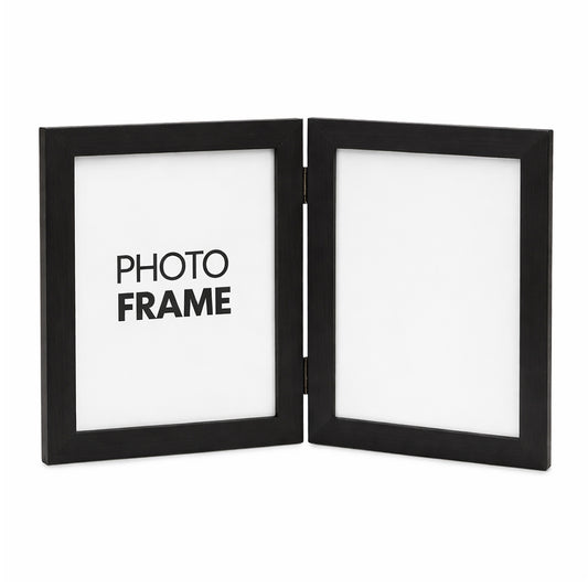 Black Double Photo Frame