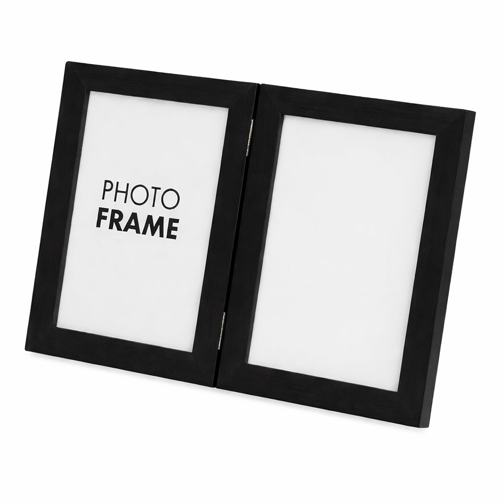Black Double Photo Frame