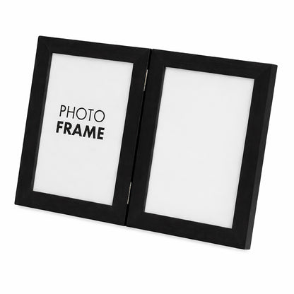 Black Double Photo Frame