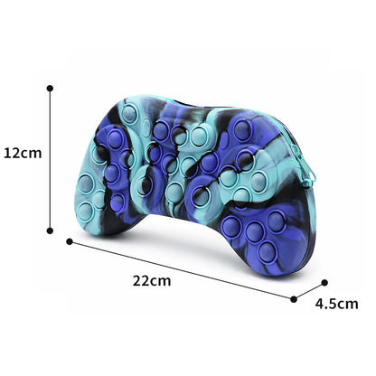 Blue Pop-It Game Controller Pencil Case - BuyAbility