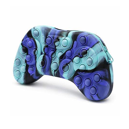 Blue Pop-It Game Controller Pencil Case - BuyAbility