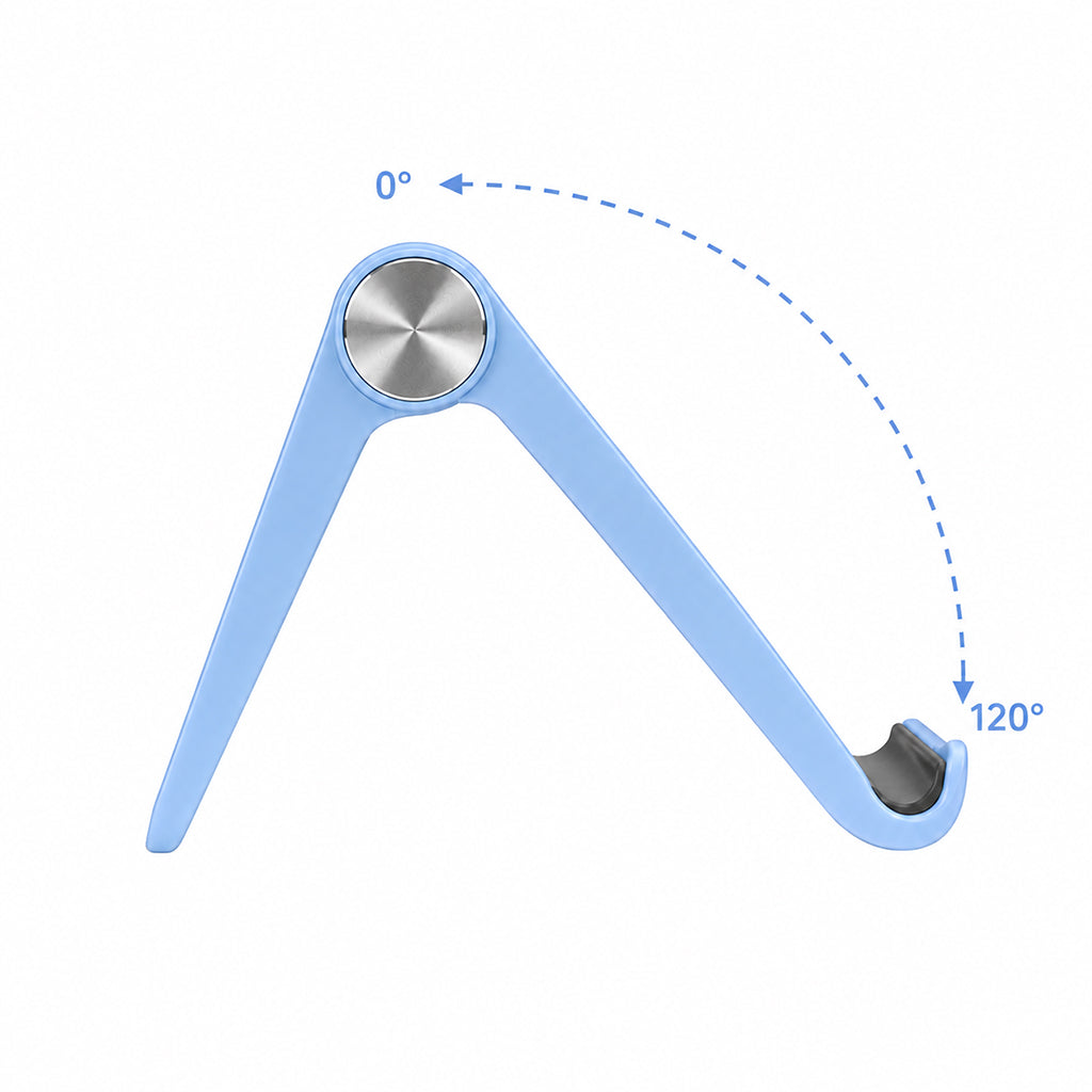 Adjustable Foldable Device Stand - Blue