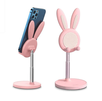 Pink Bunny Shape Phone Holder Stand