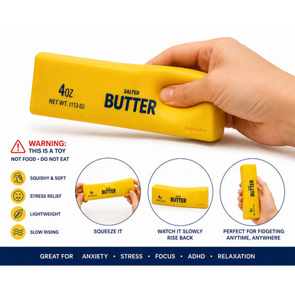 Butter Squishy Stress Relief Fidget Toy