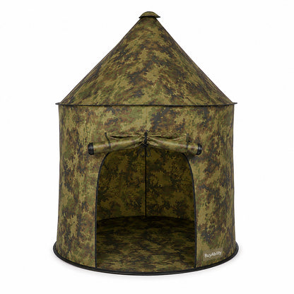 Kids Camouflage Adventure Play Tent - 105 × 130 cm