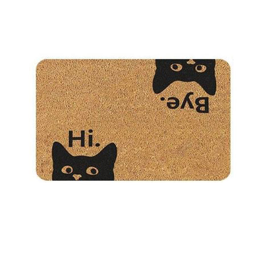 Cat Greeting - Floor Mat