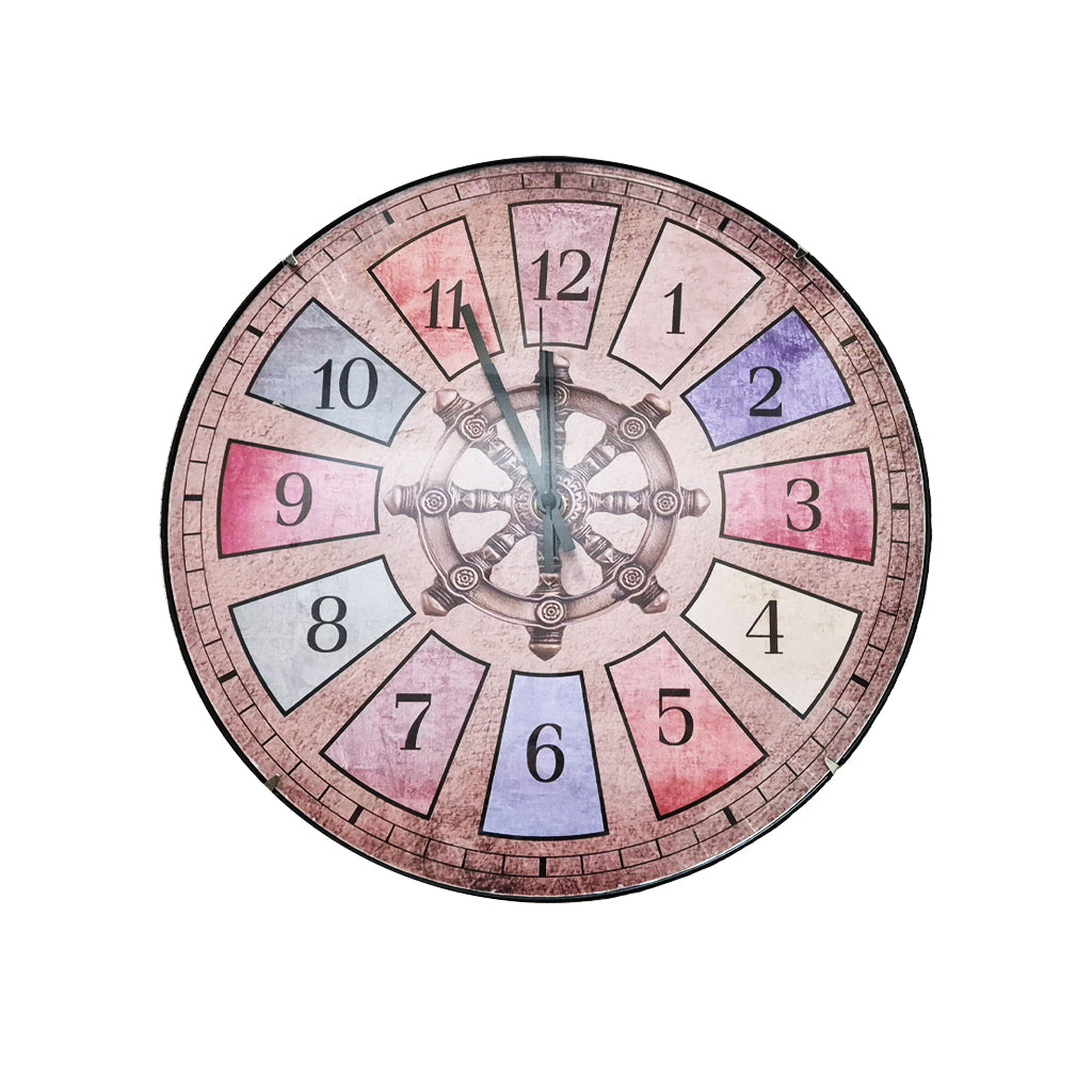 Colourful Analogue Wall Clock