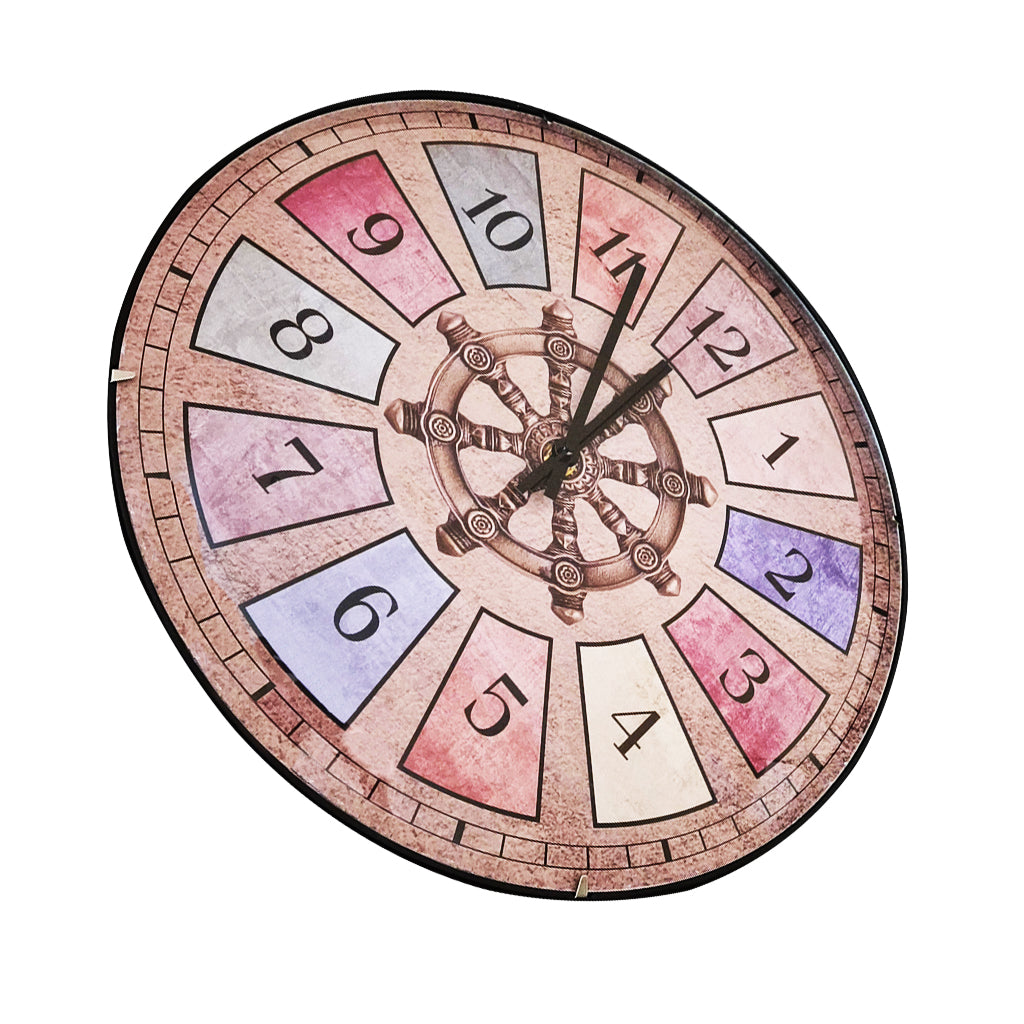 Colourful Analogue Wall Clock