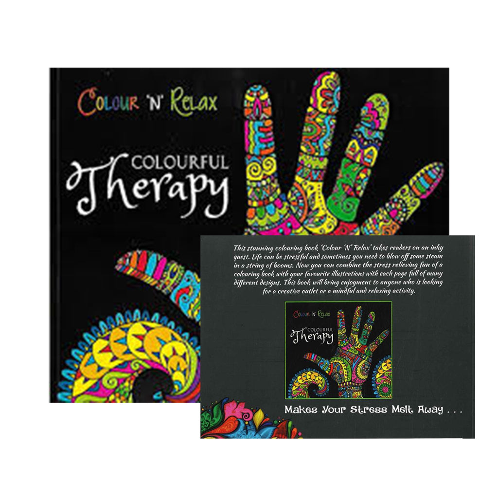 Colourful Therapy - Adult Colouring Book