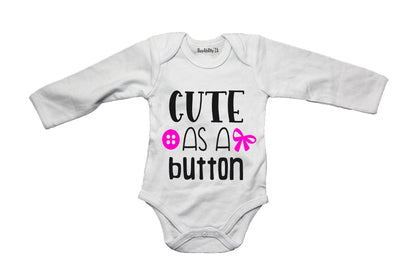 Cute as a Button!! - Baby Grow