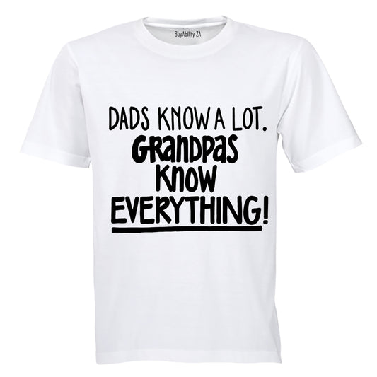 Dads Know A Lot - Grandpas know Everything! - Kids T-Shirt