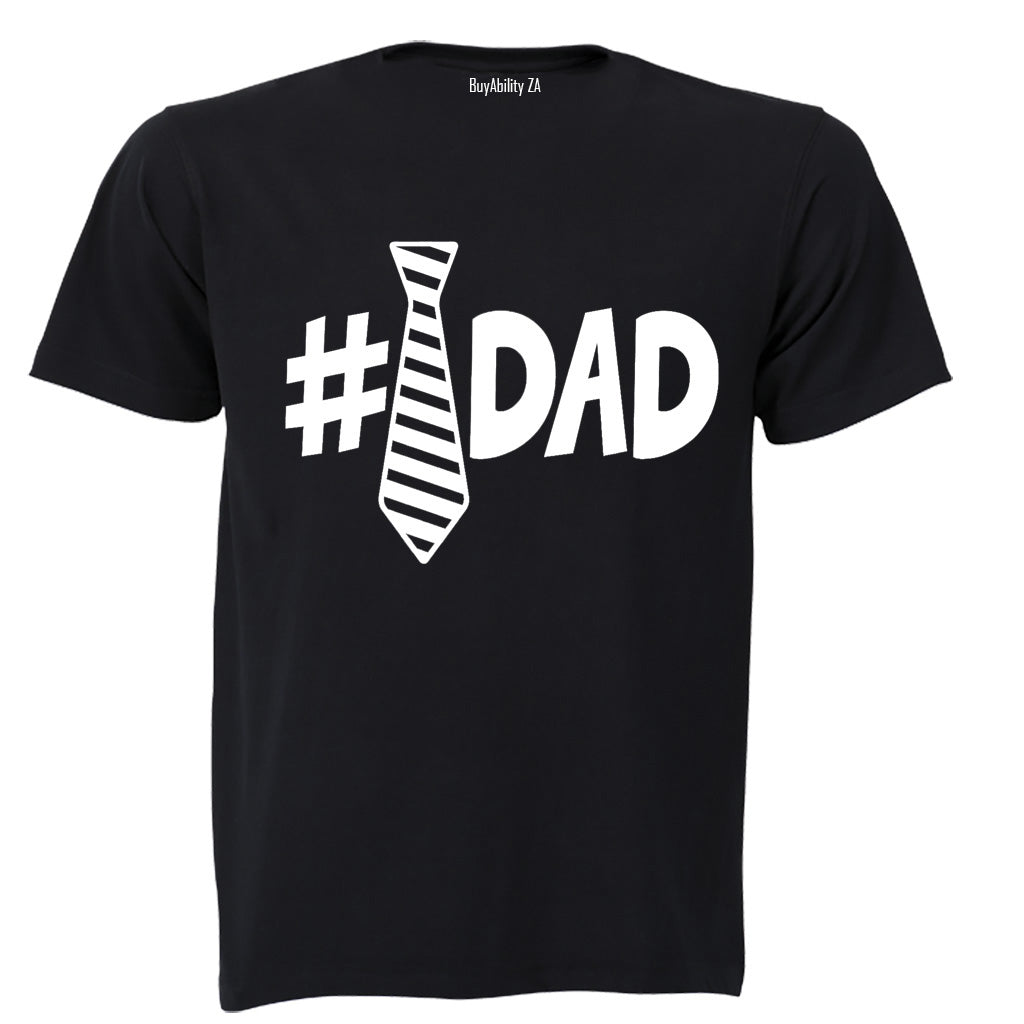 #Tie - Dad - Adults - T-Shirt - BuyAbility