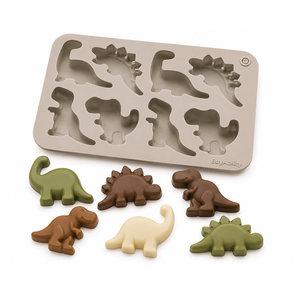 Dinosaur Silicone Mould - Brown