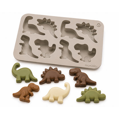 Dinosaur Silicone Mould - Brown