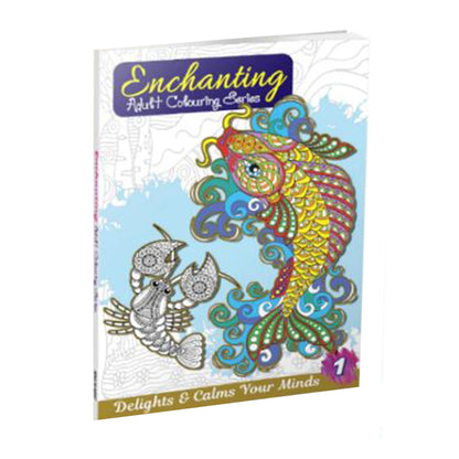 Enchanting Adult Colouring Series - Book 1 - BuyAbility