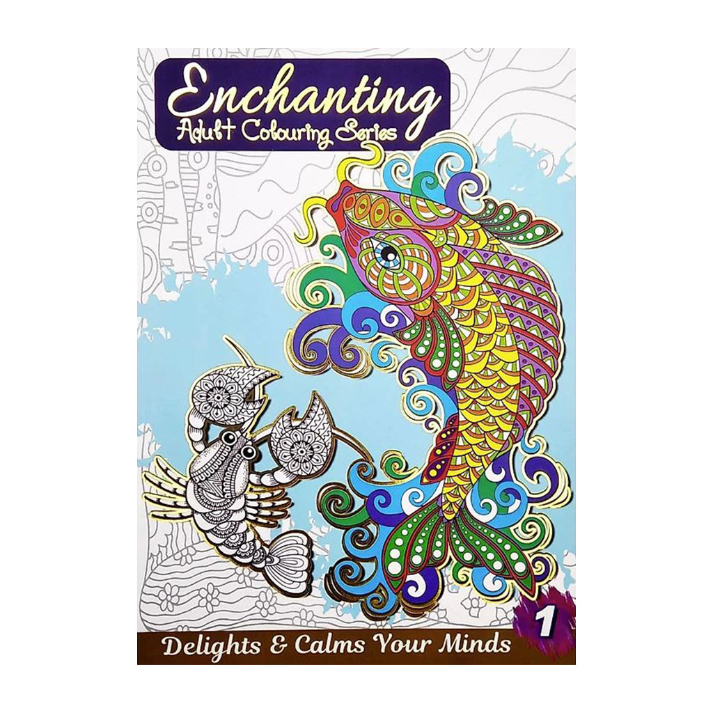 Enchanting Adult Colouring Series - Book 1 - BuyAbility