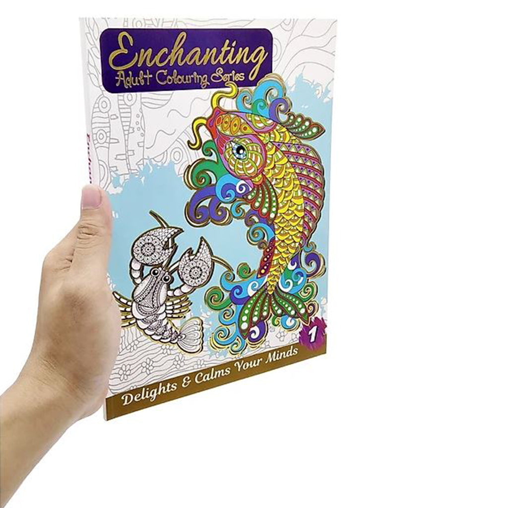 Enchanting Adult Colouring Series - Book 1 - BuyAbility