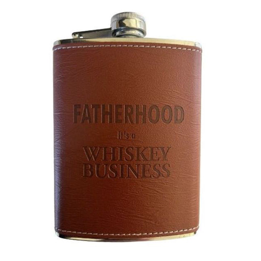 Fathers Day Gift - Fatherhood Hip Flask