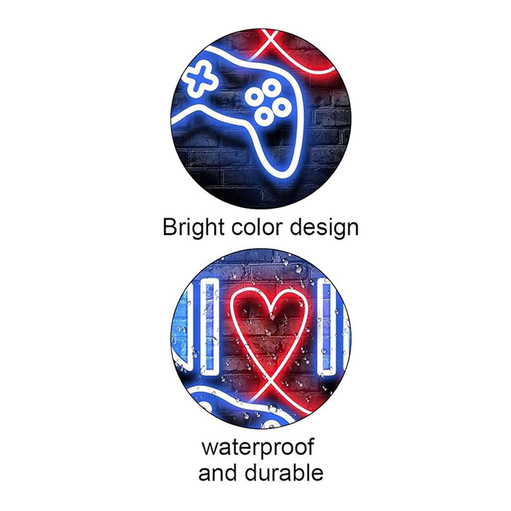 Love Gaming - Framed Canvas Wall Art