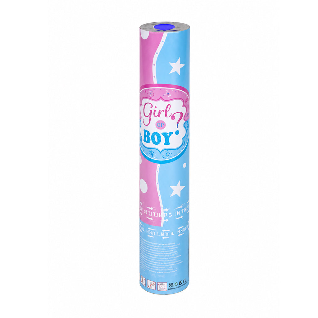 Gender Reveal Confetti Party Popper - Blue - Boys - BuyAbility