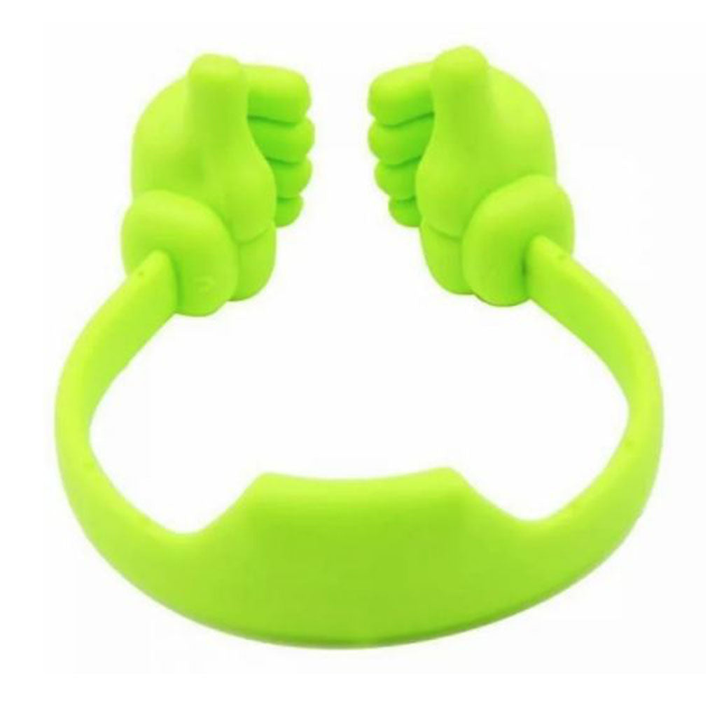 Green Thumb Shaped Flexible Phone Stand