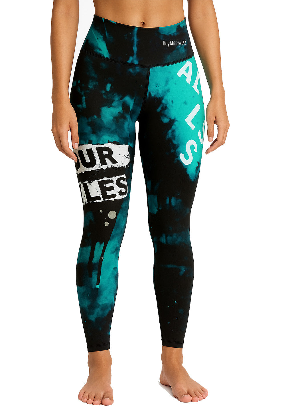 BuyAbility Active Lifestyle High-Waist Graphic Print Leggings - BuyAbility South Africa
