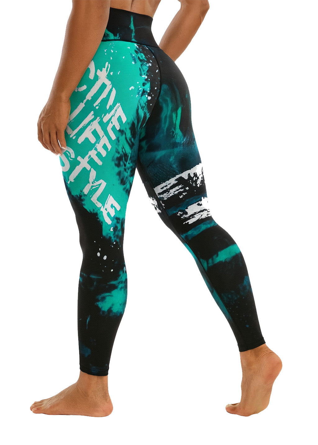 BuyAbility Active Lifestyle High-Waist Graphic Print Leggings - BuyAbility South Africa