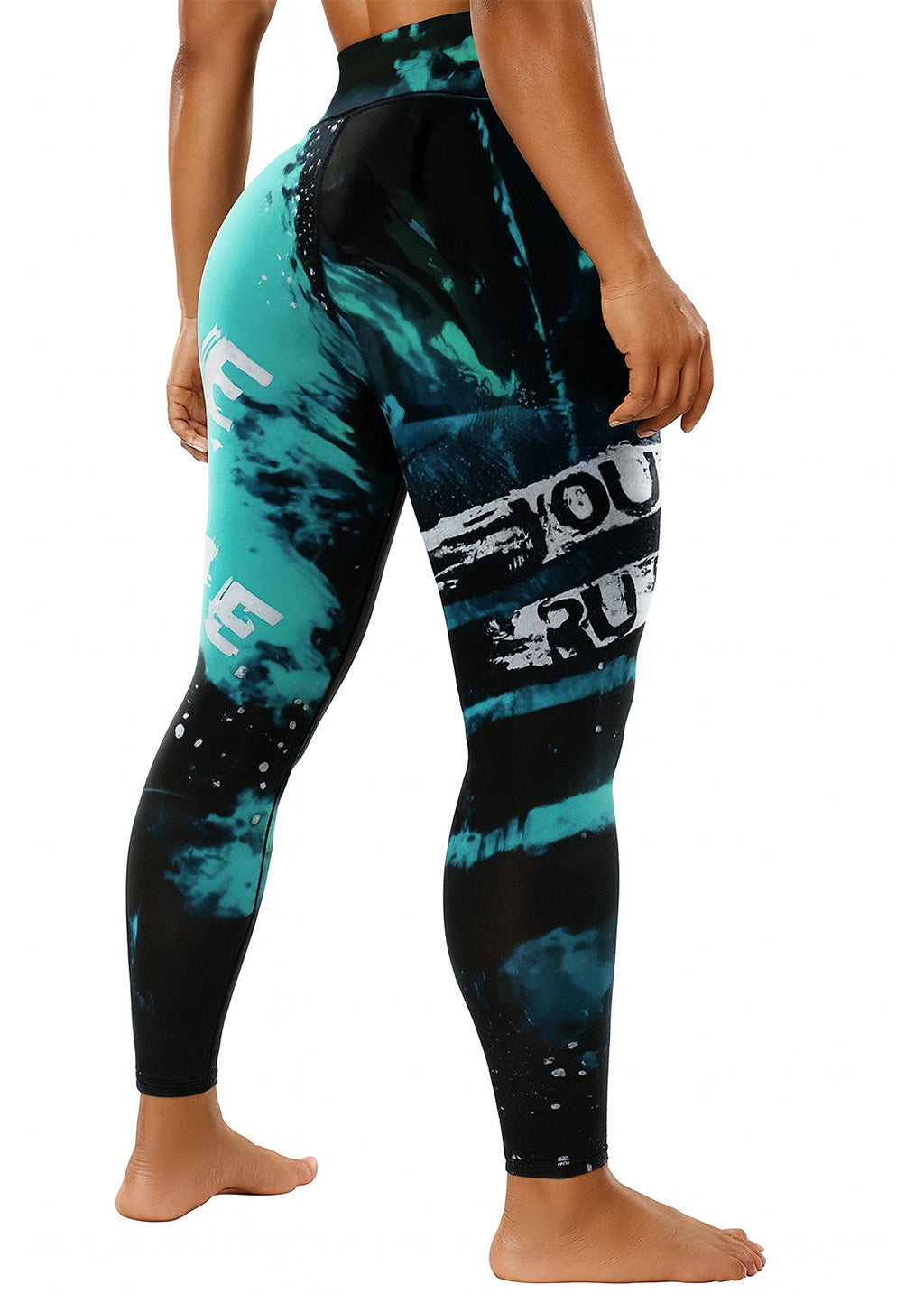 BuyAbility Active Lifestyle High-Waist Graphic Print Leggings - BuyAbility South Africa