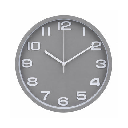 Grey & White 30cm Clock - BuyAbility
