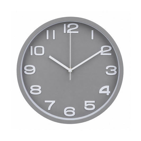 Grey & White 30cm Clock - BuyAbility