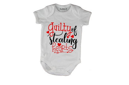 Guilty of Stealing Hearts - Valentine - Baby Grow