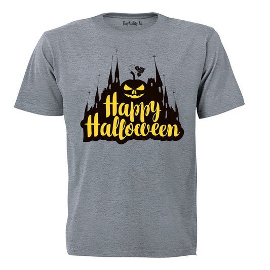 Happy Halloween - Evil Pumpkin - Adults - T-Shirt