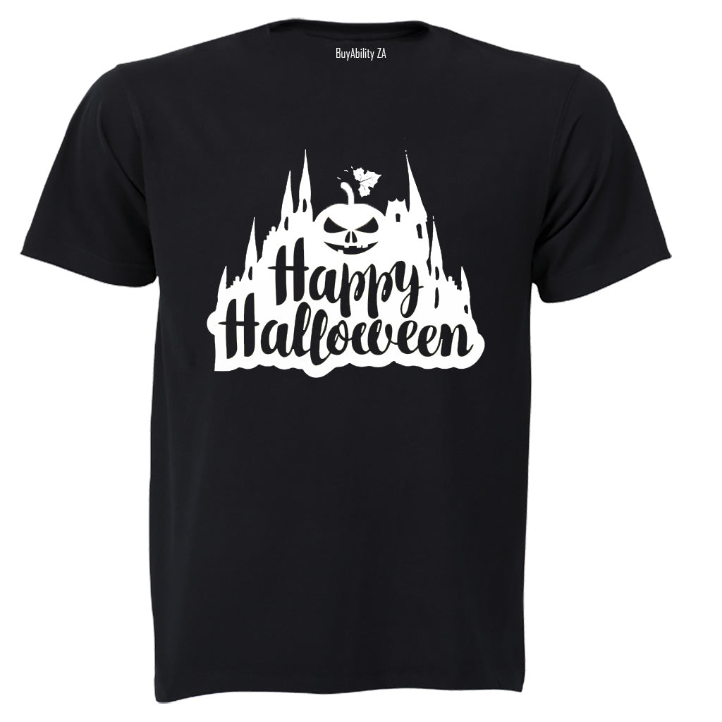 Happy Halloween - Evil Pumpkin - Adults - T-Shirt