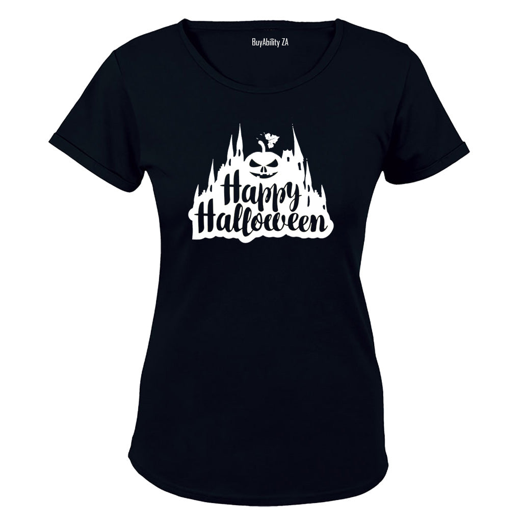 Happy Halloween - Evil Pumpkin - Ladies - T-Shirt
