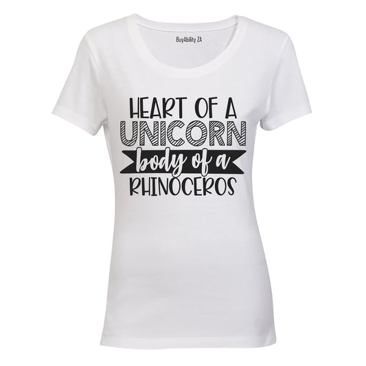 Heart of a Unicorn.. - Ladies - T-Shirt