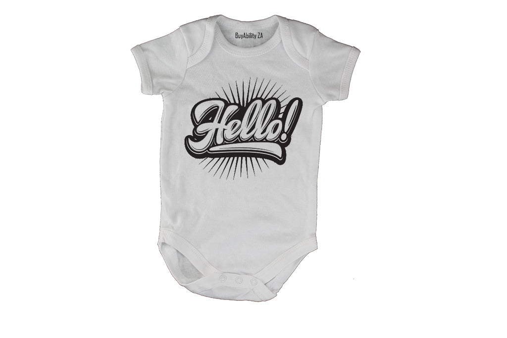 Hello! - Baby Grow