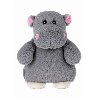 Grey Hippo Microwavable Plush Heating Pad - BuyAbility