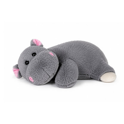 Grey Hippo Microwavable Plush Heating Pad - BuyAbility