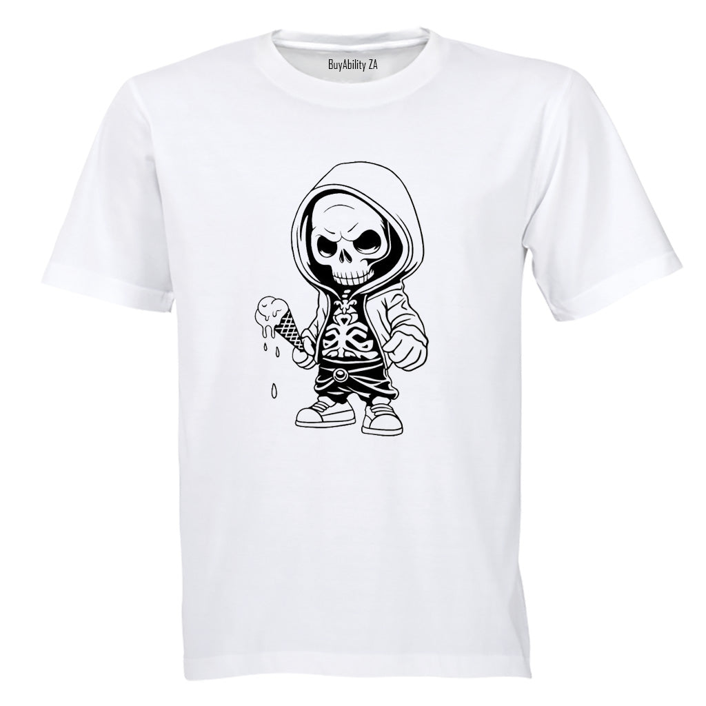Ice-cream Skeleton - Adults - T-Shirt - BuyAbility South Africa
