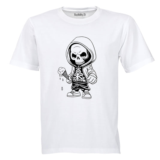 Ice-cream Skeleton - Adults - T-Shirt - BuyAbility South Africa