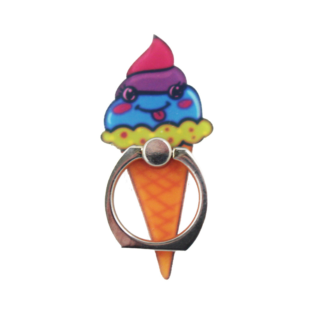 Novelty Mobile Phone Ring Holder/Stand - Ice Cream - BuyAbility