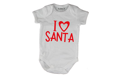 I Love Santa - Christmas - Baby Grow