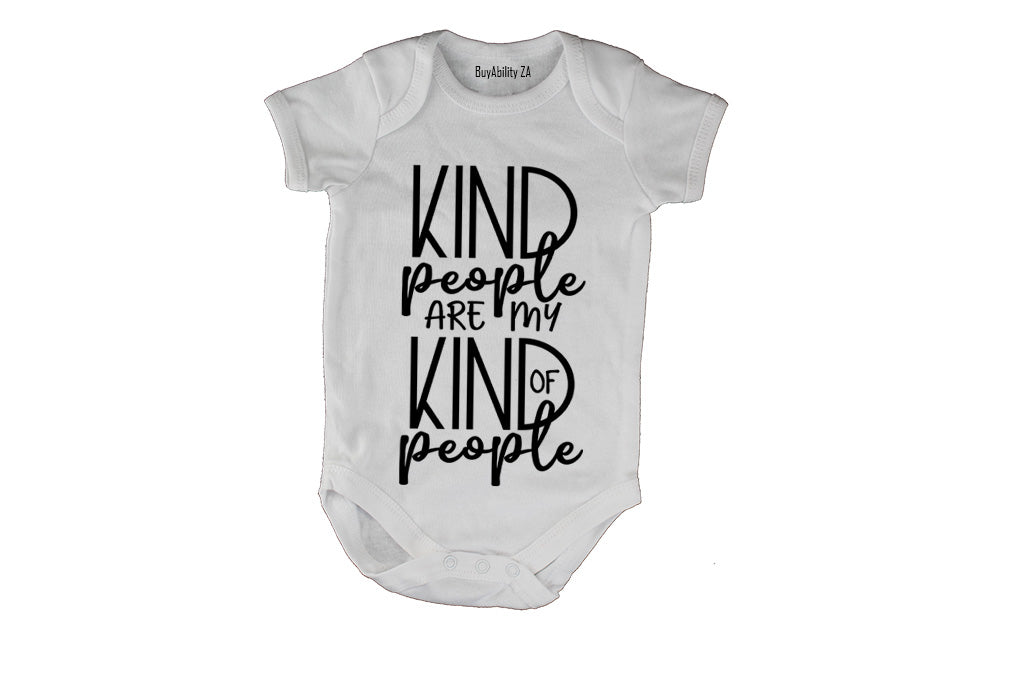 Kind People are my Kind of People - Baby Grow - BuyAbility