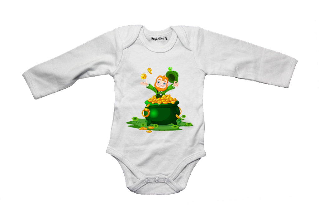 Leprechaun Pot O' Gold - St. Patrick's Day - Baby Grow