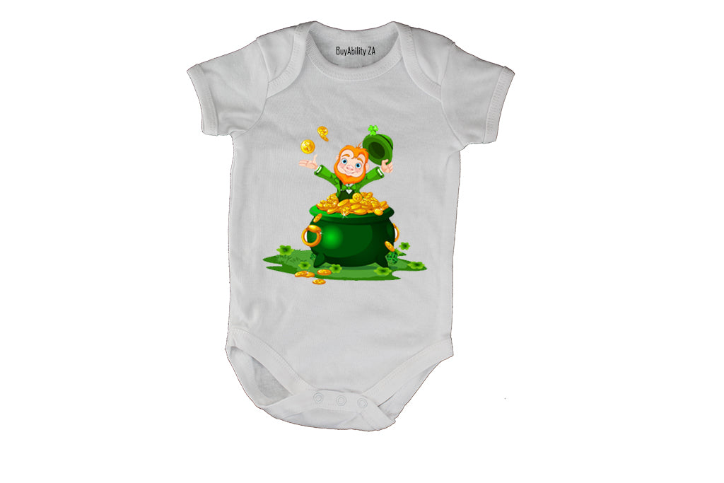Leprechaun Pot O' Gold - St. Patrick's Day - Baby Grow