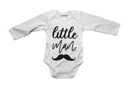 Little Man - Mustache - Baby Grow