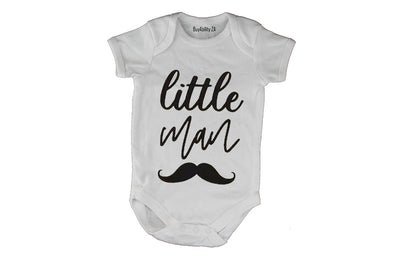 Little Man - Mustache - Baby Grow